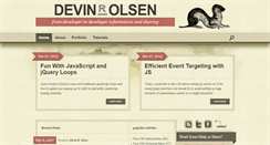 Desktop Screenshot of devinrolsen.com